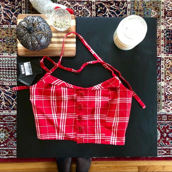 Reformation Tops - REFORMATION Claudia top in red gingham